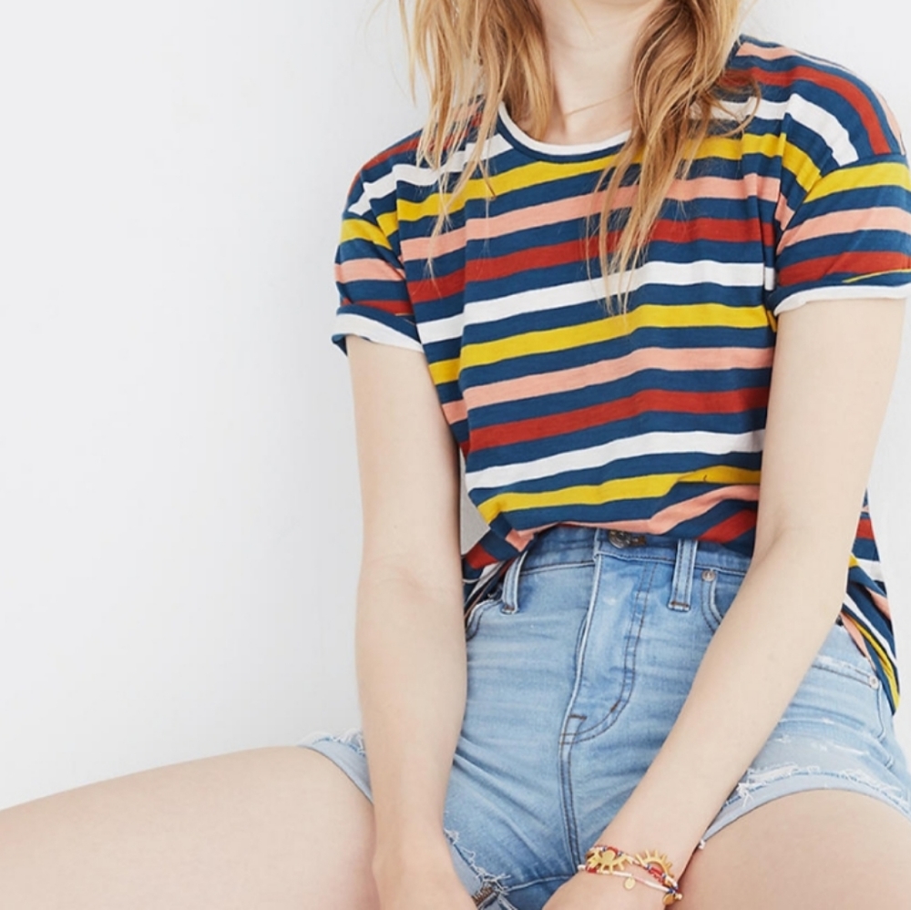 Madewell Tee in Lennie Stripe
